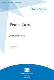 Peace Carol SAB choral sheet music cover Thumbnail